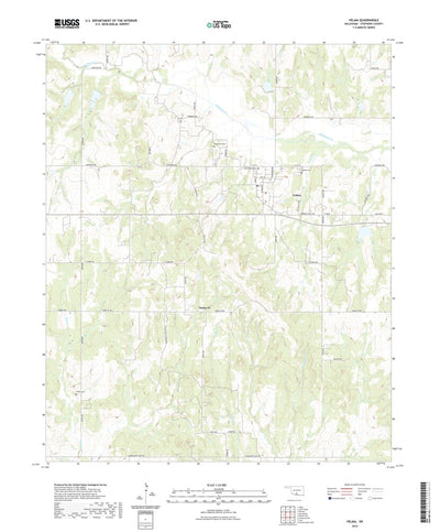 United States Geological Survey Velma, OK (2022, 24000-Scale) digital map