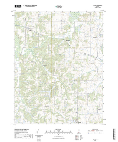 United States Geological Survey Velpen, IN (2022, 24000-Scale) digital map
