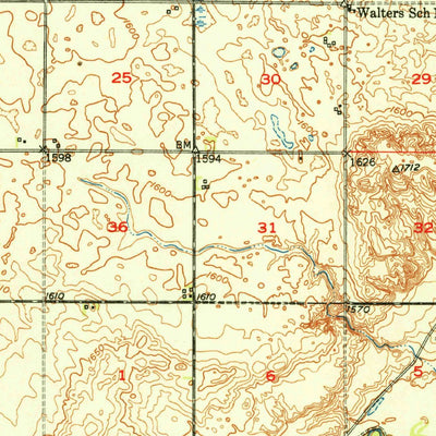 United States Geological Survey Velva, ND (1951, 62500-Scale) digital map
