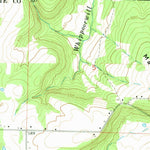 United States Geological Survey Velvet Ridge, AR (1965, 24000-Scale) digital map