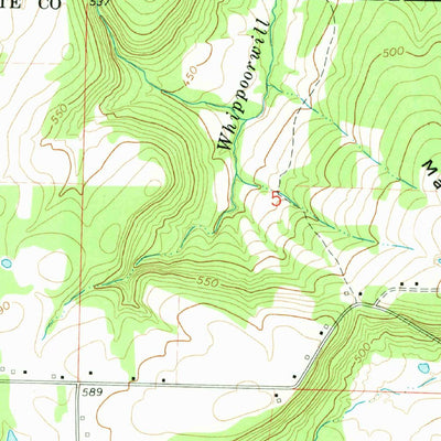 United States Geological Survey Velvet Ridge, AR (1965, 24000-Scale) digital map