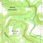 United States Geological Survey Velvet Ridge, AR (1965, 24000-Scale) digital map
