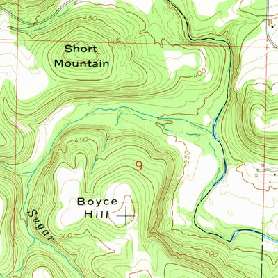 United States Geological Survey Velvet Ridge, AR (1965, 24000-Scale) digital map