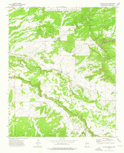 United States Geological Survey Venadito Camp, NM (1972, 24000-Scale) digital map