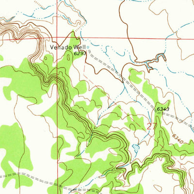 United States Geological Survey Venadito Camp, NM (1972, 24000-Scale) digital map