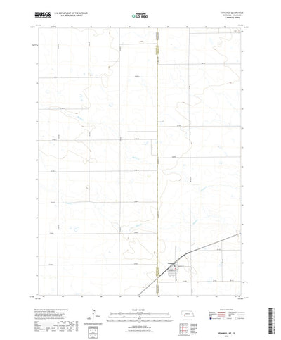 United States Geological Survey Venango, NE (2021, 24000-Scale) digital map
