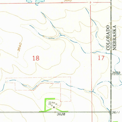 United States Geological Survey Venango NE, CO-NE (1962, 24000-Scale) digital map