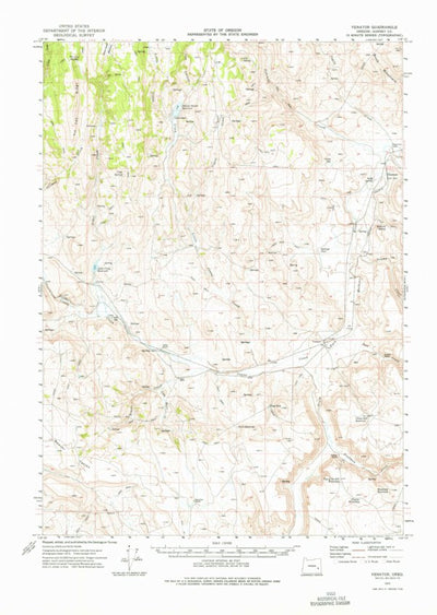 United States Geological Survey Venator, OR (1968, 62500-Scale) digital map