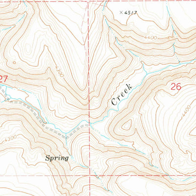 United States Geological Survey Venator, OR (1972, 24000-Scale) digital map
