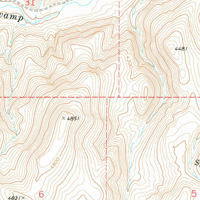 United States Geological Survey Venator Reservoir, OR (1972, 24000-Scale) digital map