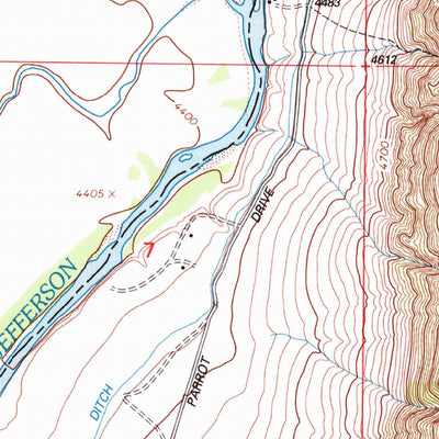 United States Geological Survey Vendome, MT (1996, 24000-Scale) digital map