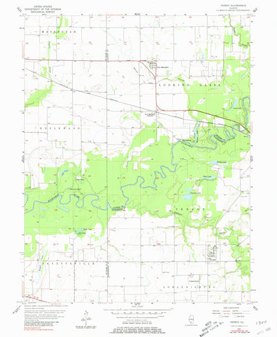 United States Geological Survey Venedy, IL (1957, 24000-Scale) digital map