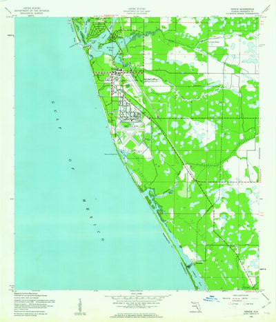 United States Geological Survey Venice, FL (1944, 24000-Scale) digital map