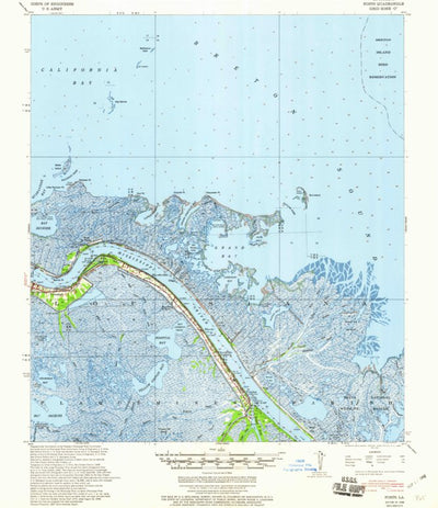 United States Geological Survey Venice, LA (1948, 62500-Scale) digital map
