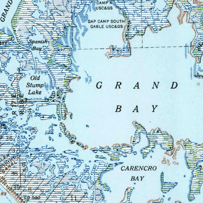 United States Geological Survey Venice, LA (1948, 62500-Scale) digital map