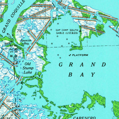 United States Geological Survey Venice, LA (1960, 62500-Scale) digital map