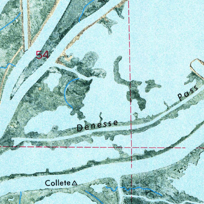 United States Geological Survey Venice, LA (1971, 24000-Scale) digital map