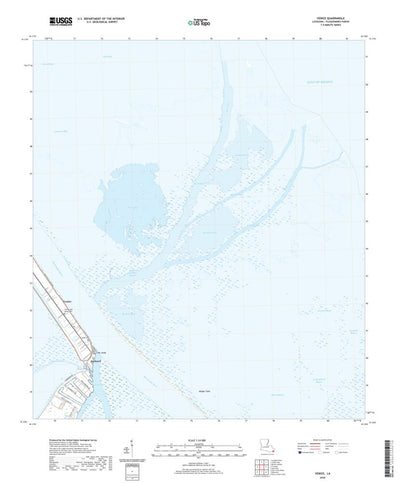 United States Geological Survey Venice, LA (2020, 24000-Scale) digital map