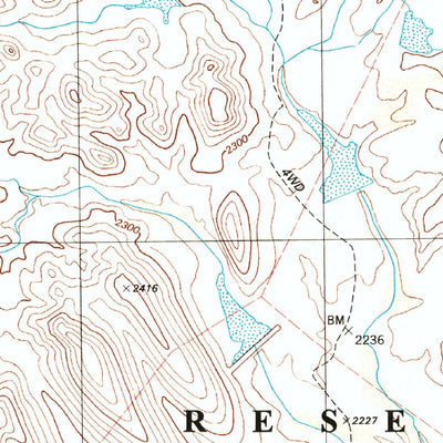 United States Geological Survey Ventana, AZ (1996, 24000-Scale) digital map