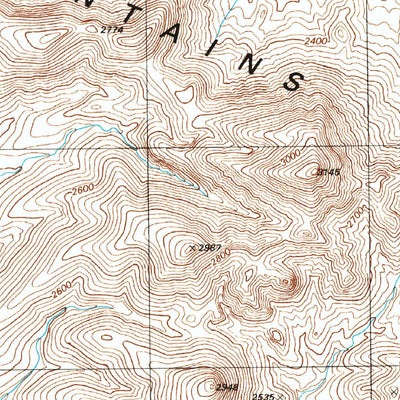 United States Geological Survey Ventana, AZ (1996, 24000-Scale) digital map