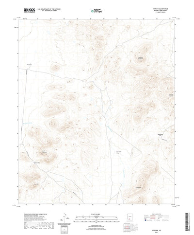 United States Geological Survey Ventana, AZ (2021, 24000-Scale) digital map