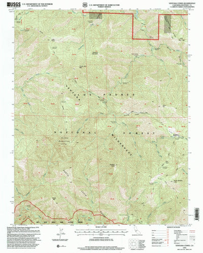 United States Geological Survey Ventana Cones, CA (1995, 24000-Scale) digital map