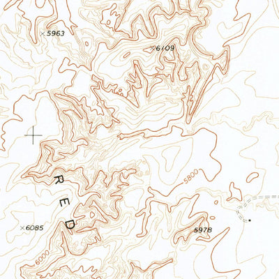 United States Geological Survey Ventana Mesa, AZ (1972, 24000-Scale) digital map