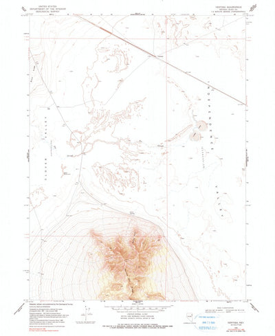 United States Geological Survey Ventosa, NV (1968, 24000-Scale) digital map