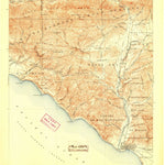 United States Geological Survey Ventura, CA (1904, 62500-Scale) digital map