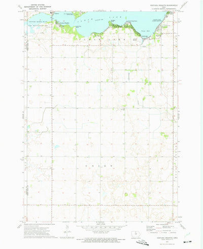 United States Geological Survey Ventura Heights, IA (1972, 24000-Scale) digital map