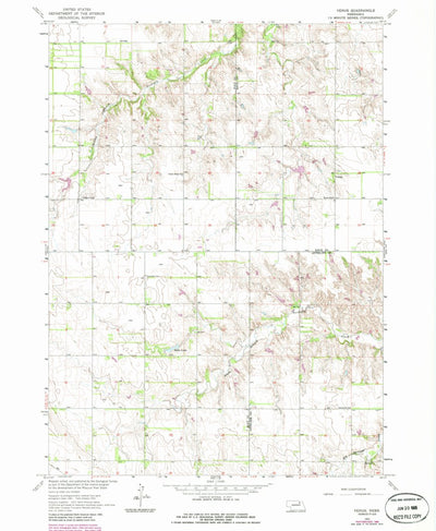 United States Geological Survey Venus, NE (1963, 24000-Scale) digital map
