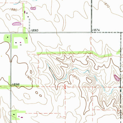 United States Geological Survey Venus, NE (1963, 24000-Scale) digital map