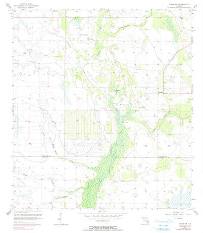 United States Geological Survey Venus SW, FL (1957, 24000-Scale) digital map