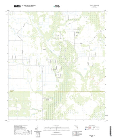 United States Geological Survey Venus SW, FL (2021, 24000-Scale) digital map