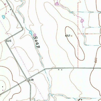 United States Geological Survey Venus, TX (1961, 24000-Scale) digital map