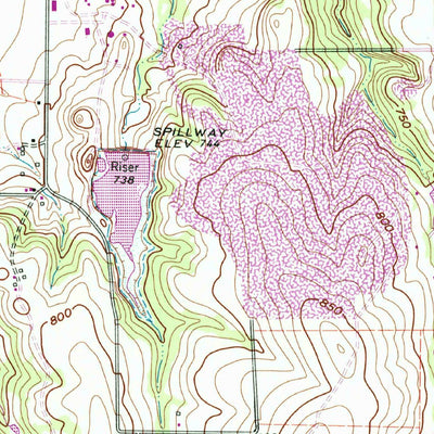 United States Geological Survey Venus, TX (1961, 24000-Scale) digital map