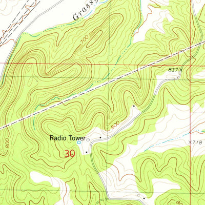 United States Geological Survey Vera, MO (1978, 24000-Scale) digital map