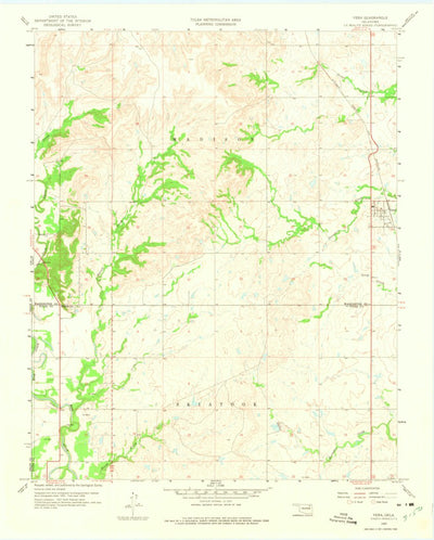 United States Geological Survey Vera, OK (1959, 24000-Scale) digital map