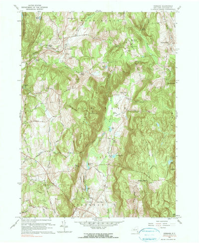 United States Geological Survey Verbank, NY (1960, 24000-Scale) digital map