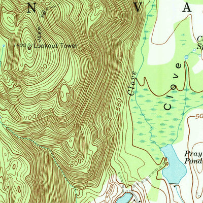 United States Geological Survey Verbank, NY (1960, 24000-Scale) digital map