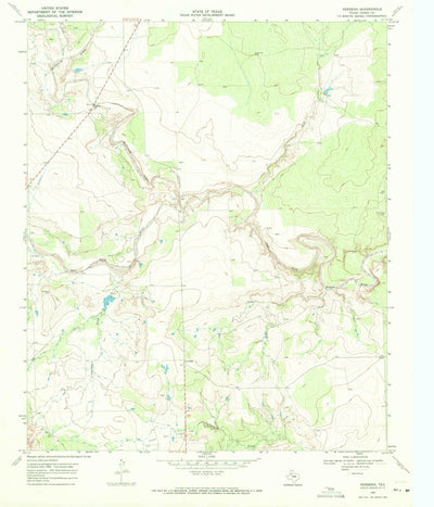 United States Geological Survey Verbena, TX (1969, 24000-Scale) digital map