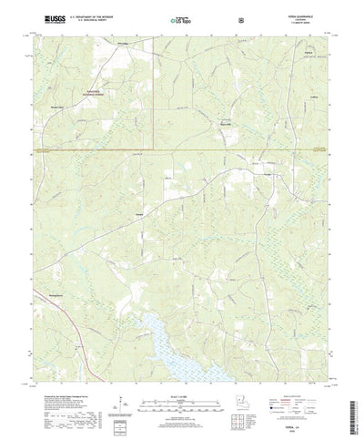 United States Geological Survey Verda, LA (2020, 24000-Scale) digital map