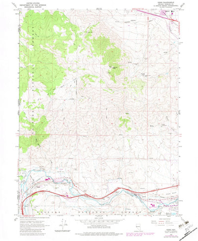 United States Geological Survey Verdi, NV (1967, 24000-Scale) digital map