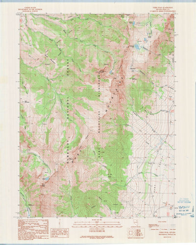 United States Geological Survey Verdi Peak, NV (1991, 24000-Scale) digital map