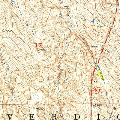 United States Geological Survey Verdigre, NE (1954, 24000-Scale) digital map