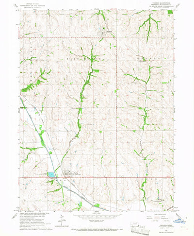 United States Geological Survey Verdon, NE (1966, 24000-Scale) digital map