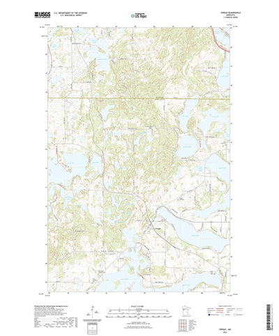 United States Geological Survey Vergas, MN (2022, 24000-Scale) digital map