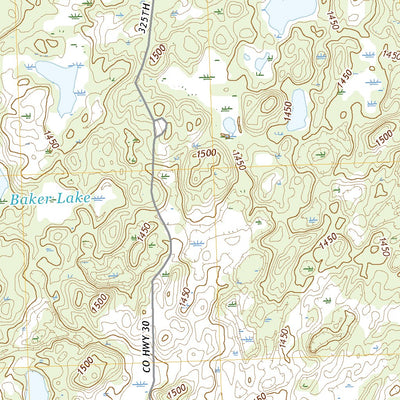 United States Geological Survey Vergas, MN (2022, 24000-Scale) digital map
