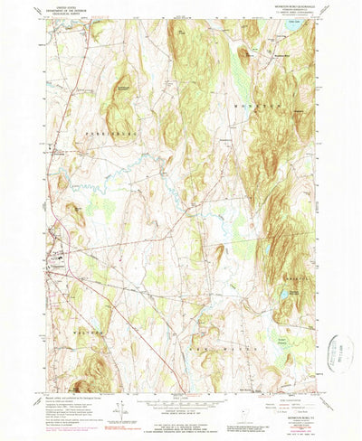 United States Geological Survey Vergennes East, VT (1963, 24000-Scale) digital map
