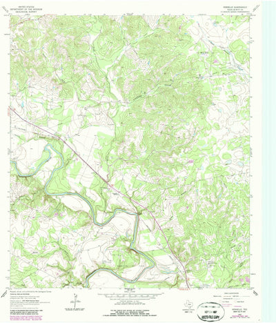 United States Geological Survey Verhelle, TX (1962, 24000-Scale) digital map